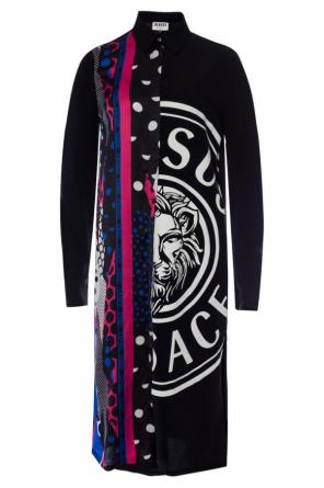 Patterned dress with long sleeves, zdjęcie 1 Patterned dress with long sleeves od Versace Versus